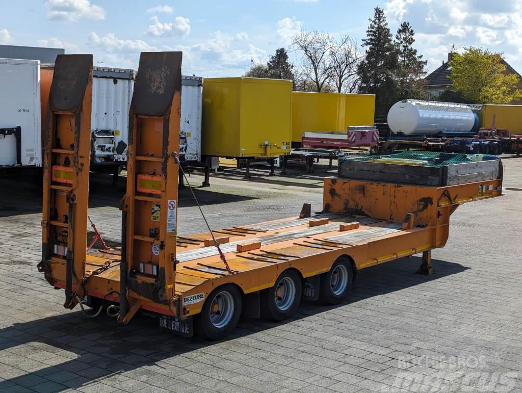 Dezeure OD39-3 - SemiDieplader 3-Assen ROR - Naloopas - Pn Low loader-semi-trailers