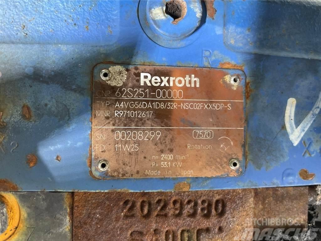 Hitachi ZW95LSD-Rexroth A4VG56DA1D8/32R-Drive pump/Rijpomp Hidráulica