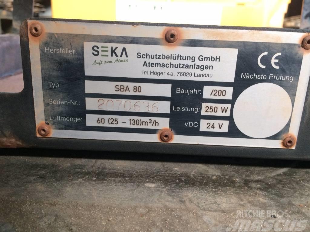 Seka (442) Schutzbelüftung SBA 80 Outros componentes