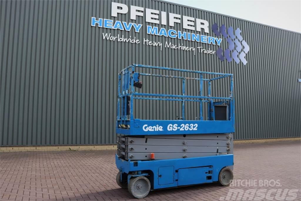 Genie GS2632 Electric, 10m Working Height, Non Marking T Elevadores de tesoura