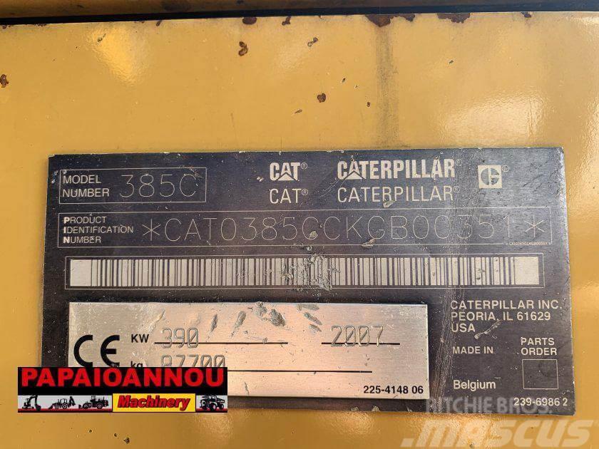 CAT 385C LME Escavadoras de rastos