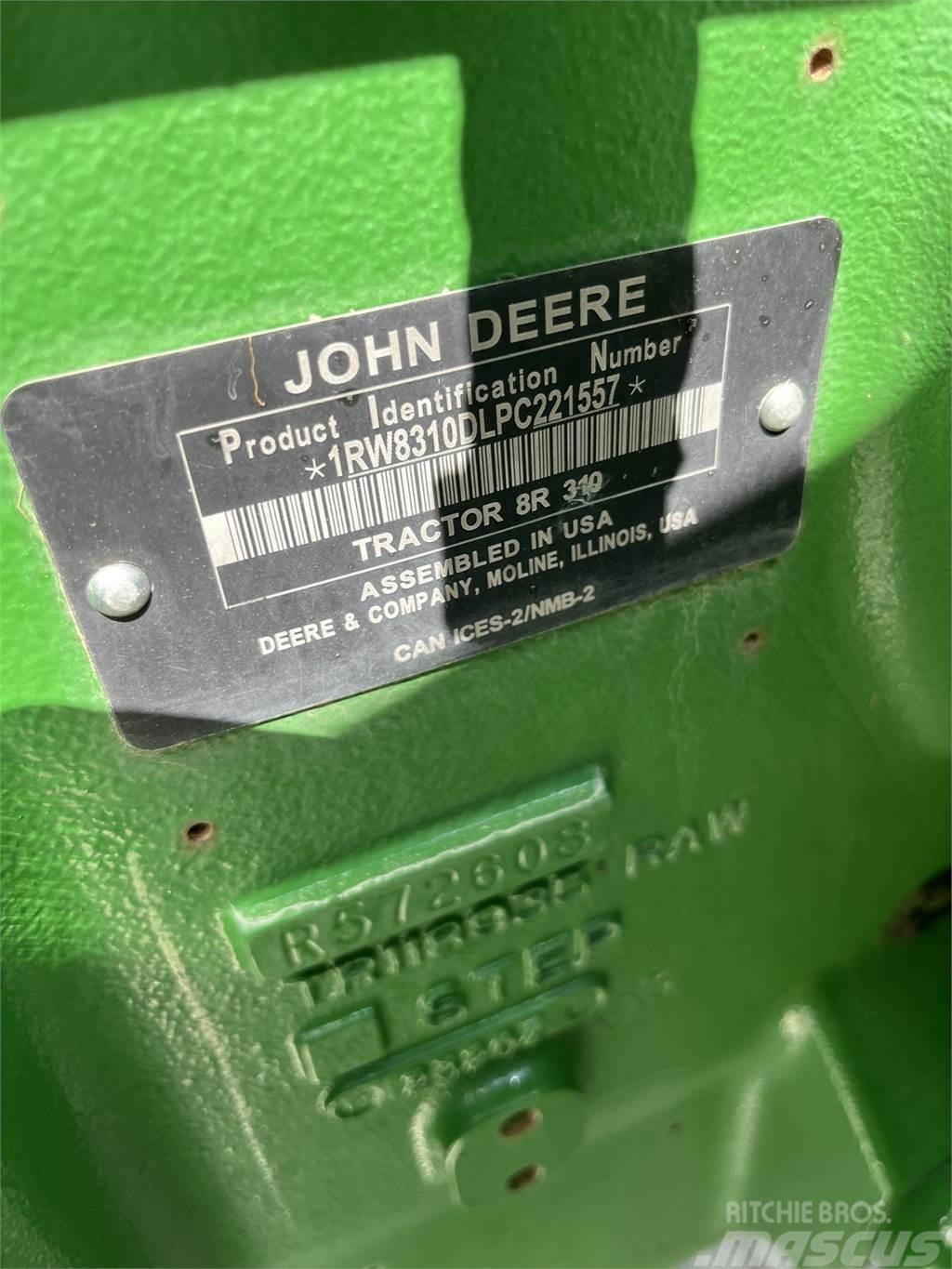 John Deere 8R 310 Tratores Agrícolas usados