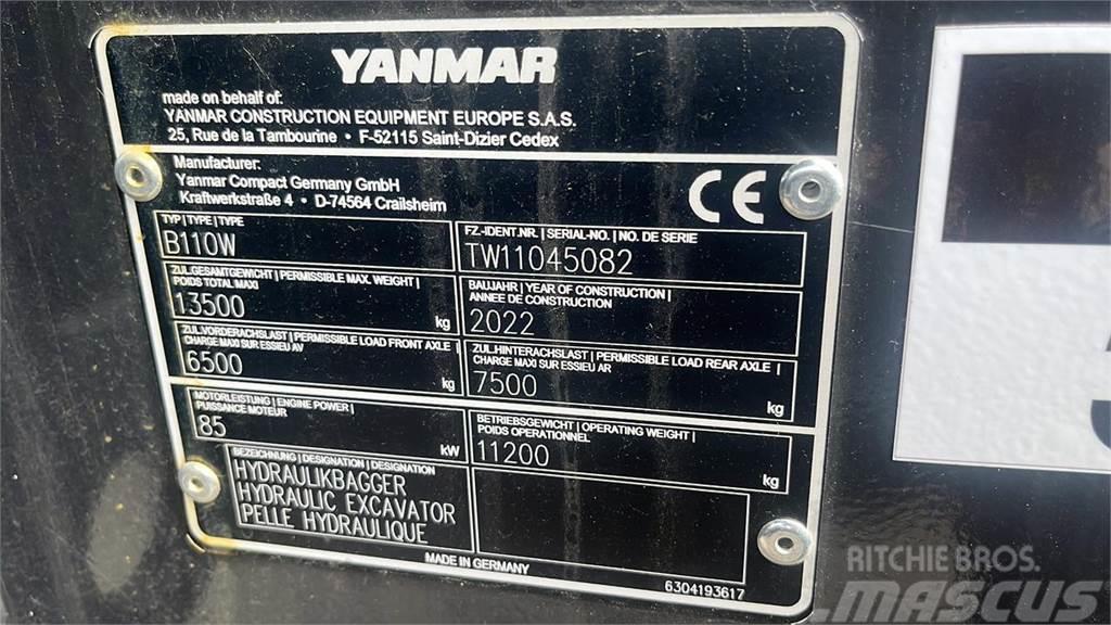 Yanmar B110W Escavadoras de rodas