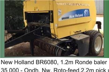 New Holland BR6080 - 1.2m - 2.2m pick up - roto feed