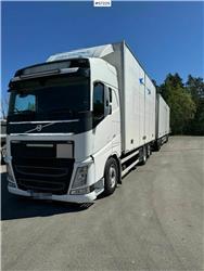 Volvo FH 500 6x2 Box Truck with Box Tailer