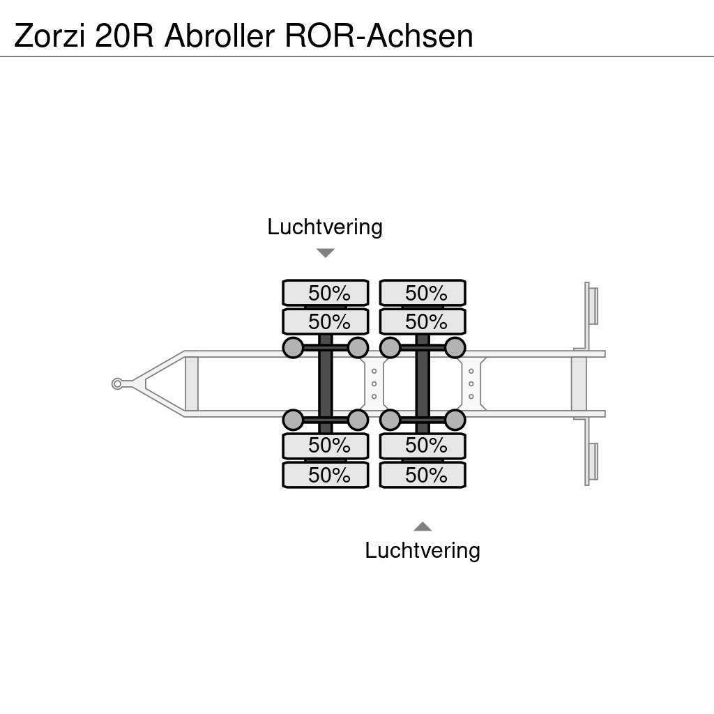 Zorzi 20R Abroller ROR-Achsen Skeletal trailers