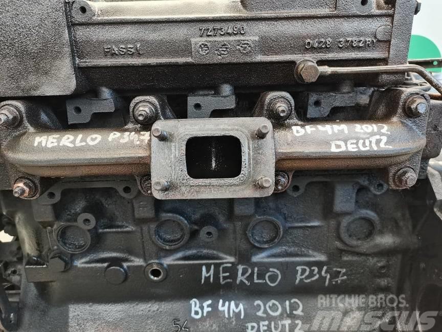 Merlo P 34.7 {Deutz BF4M 2012} exhaust maniflod Engines