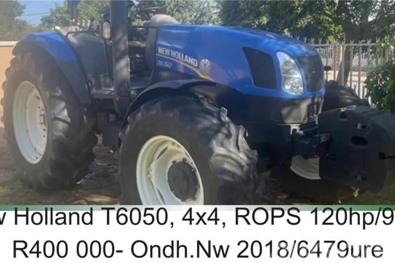 New Holland T6050 - ROPS - 120hp / 93kw Tractors
