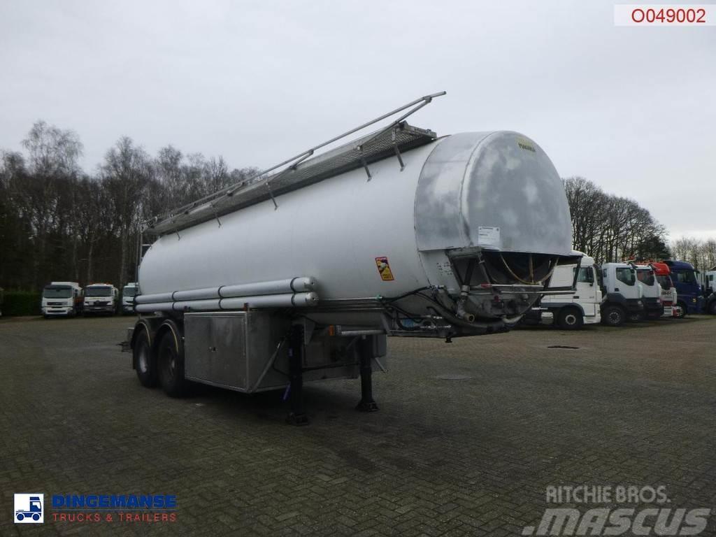 Magyar Oil tank inox 20 m3 / 11 comp + pump/counter Tanker semi-trailers