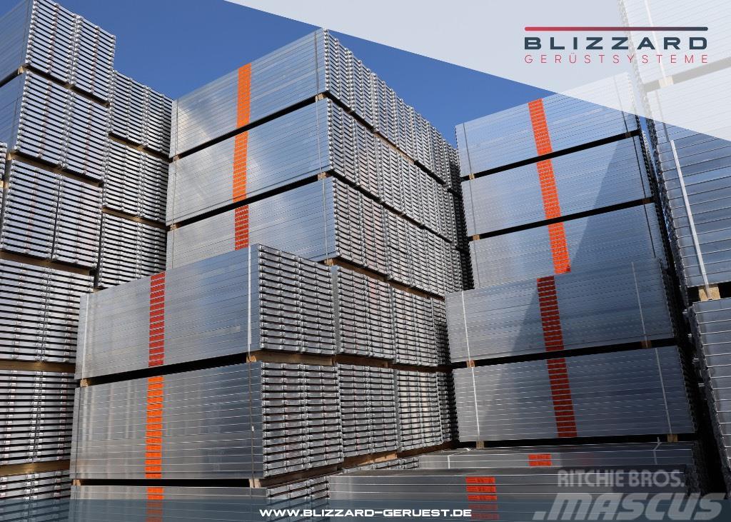 163,45 m² Blizzard Alu Gerüst mit Robustböden Bliz Scaffolding equipment