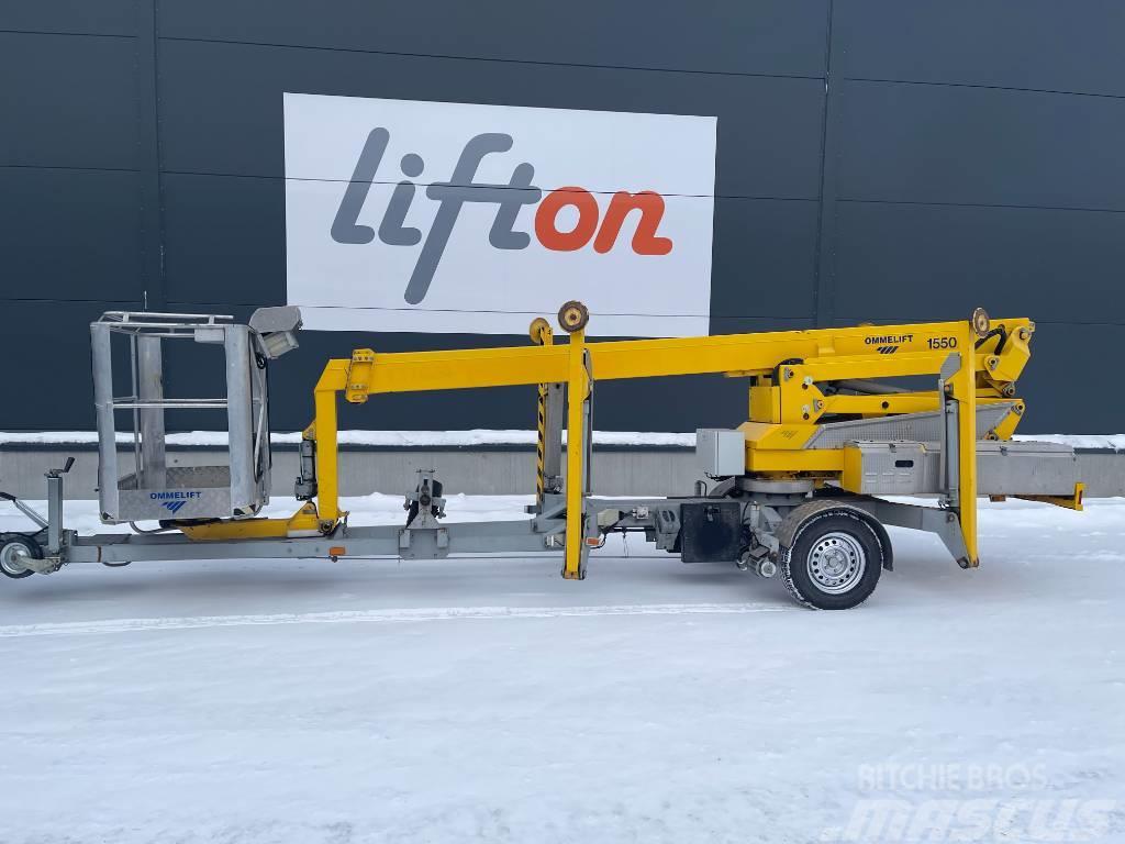 Omme 1550 EBZX Skylift Trailer mounted aerial platforms
