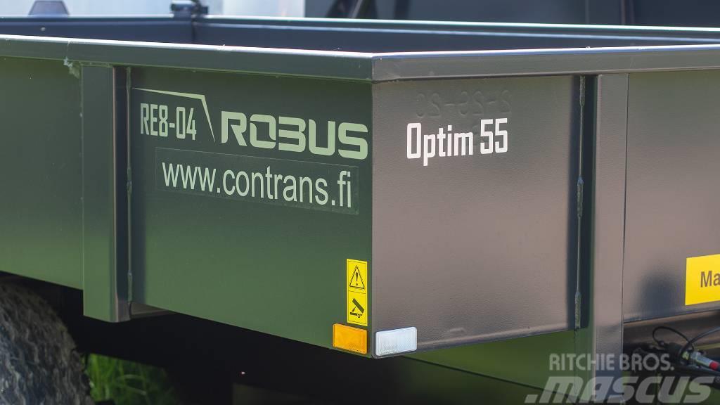 Robus RE8-04 maansiirtovaunu kaivinkoneeseen Tipper trailers