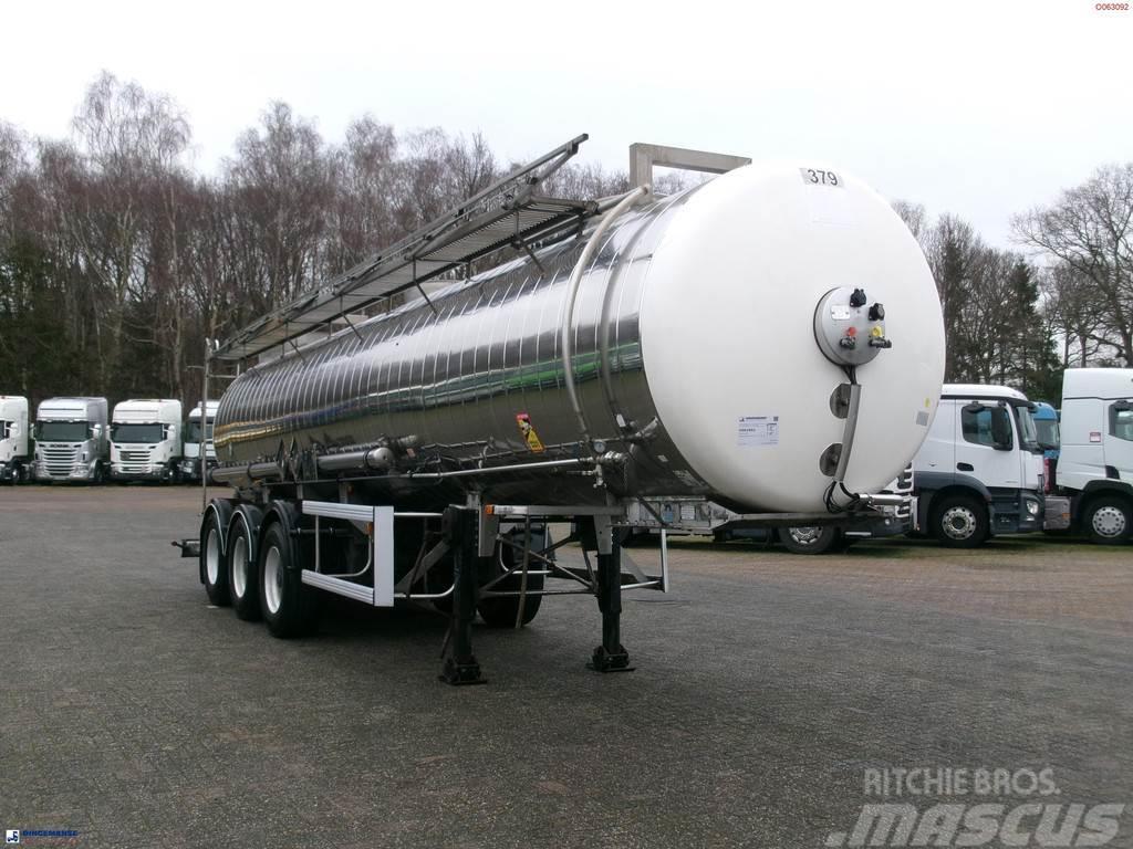 Maisonneuve Chemical tank inox 22.3 m3 / 1 comp Tanker semi-trailers