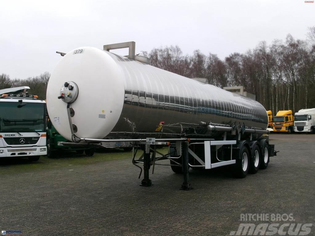 Maisonneuve Chemical tank inox 22.3 m3 / 1 comp Tanker semi-trailers