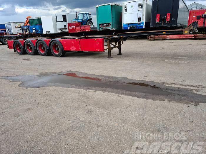 Stevens T76304 | 4 Axle | 40 TONS Containerframe semi-trailers