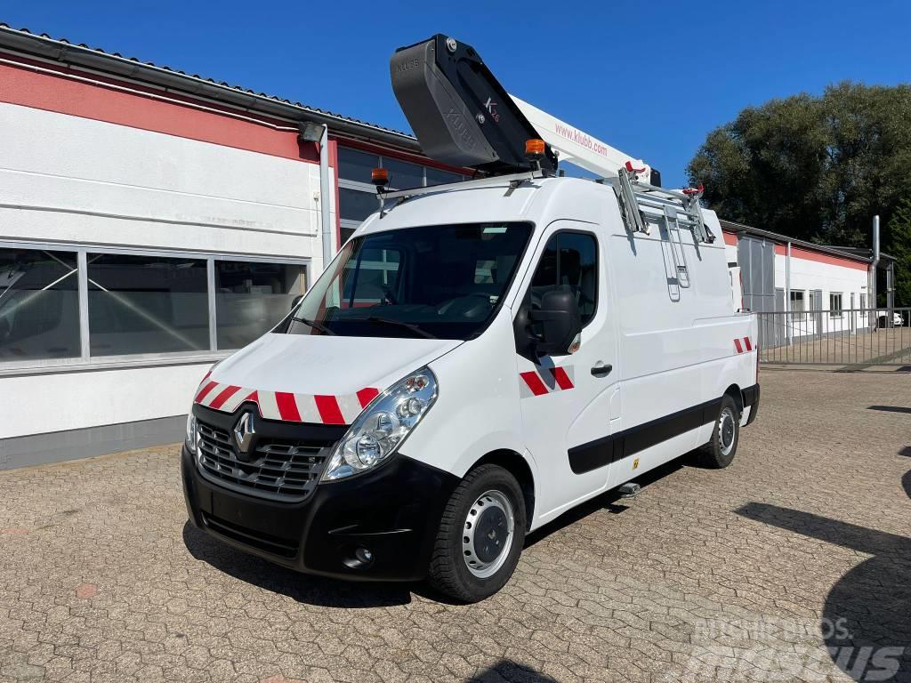 Renault Master Hubarbeitsbühne KLUBB K26 Korb 200kg EURO 6 Truck & Van mounted aerial platforms