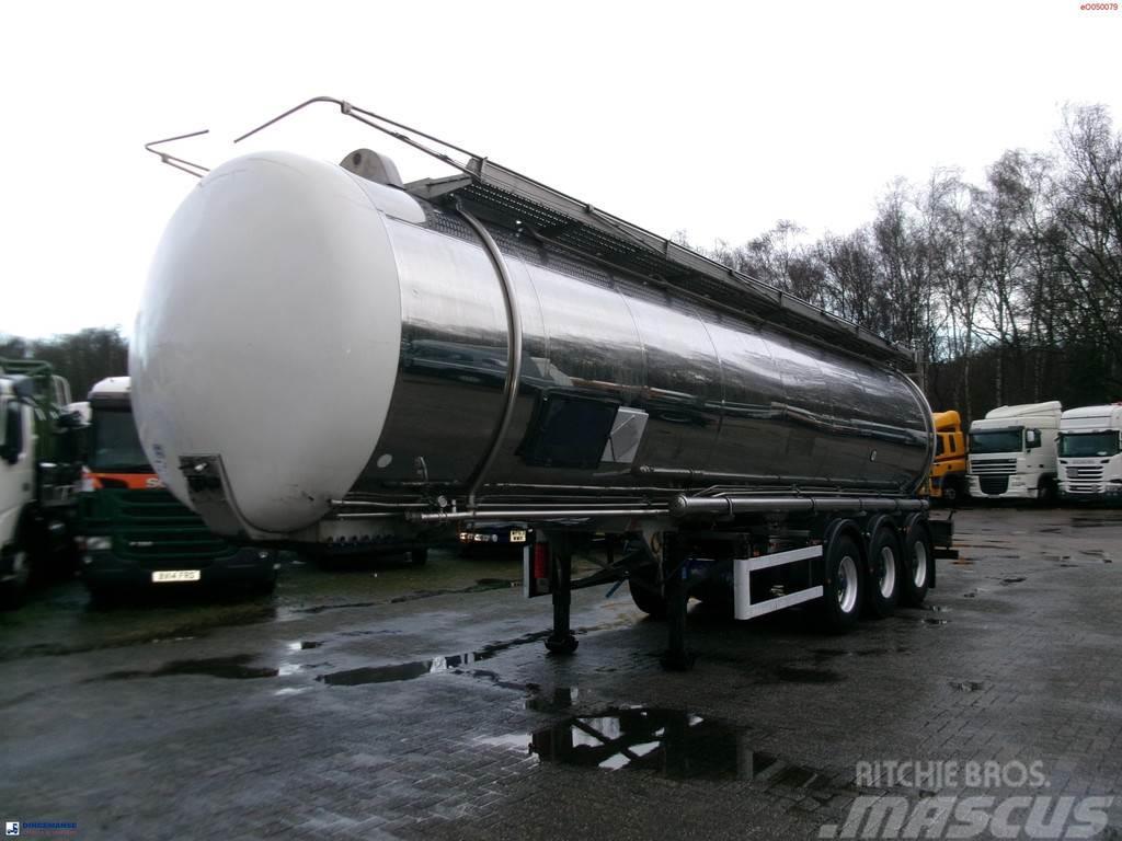 Indox Chemical tank inox L4BH 33.5 m3 / 1 comp Tanker semi-trailers