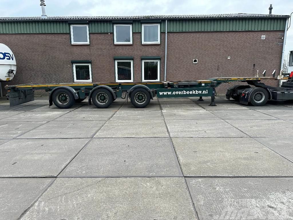 Renders 1 + 3e AXEL STEERING, LZV, 20,40,45 FT Containerframe semi-trailers