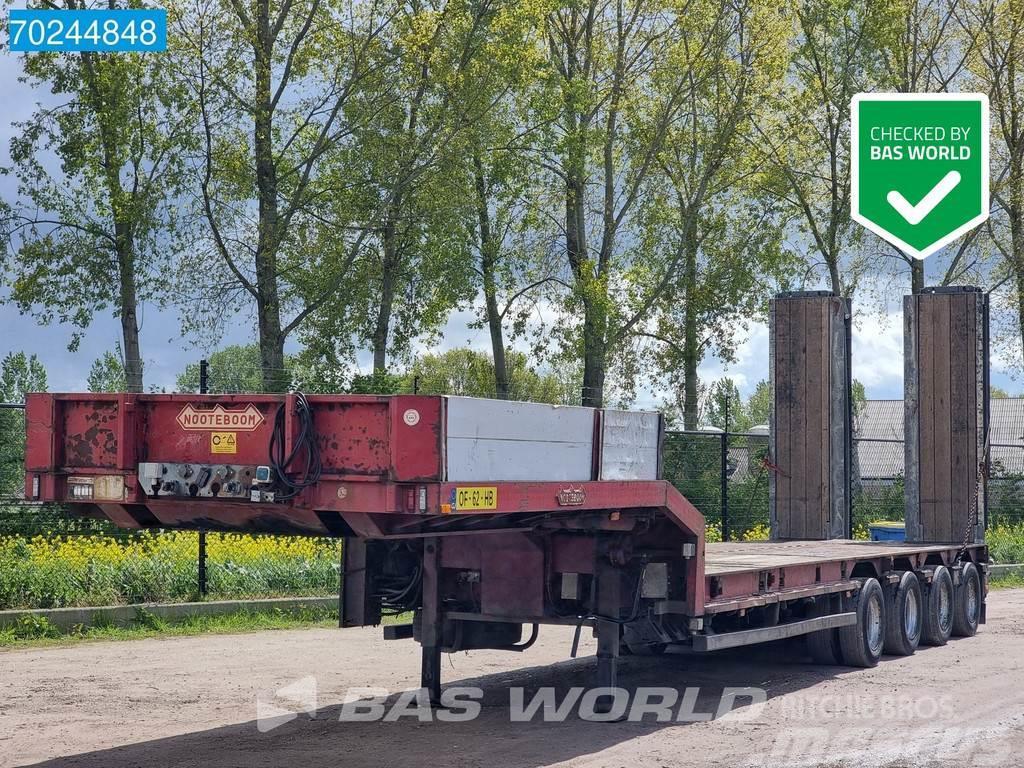 Nooteboom Extendable 4xLenkachse Hydraulische rampen Low loader-semi-trailers