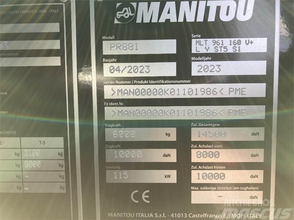 Manitou MLT 961 160 V PLUS Telescopic handlers