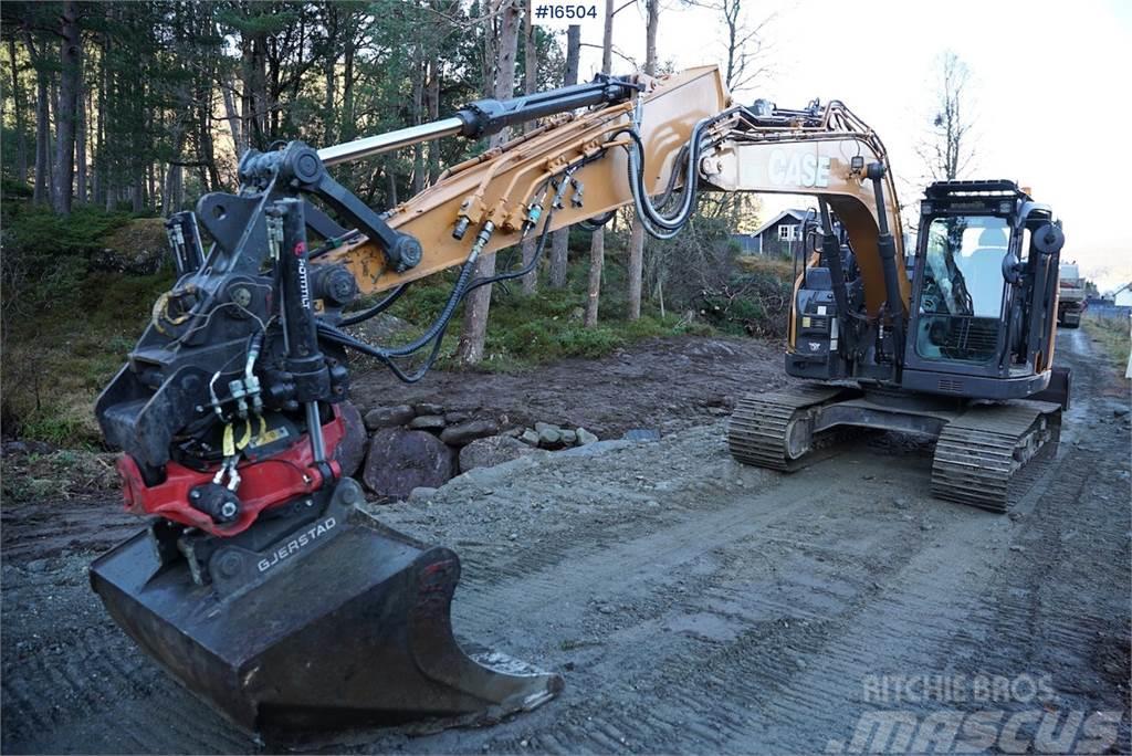 CASE 145D SR with tilt and two buckets. Only 905 hours Crawler excavators