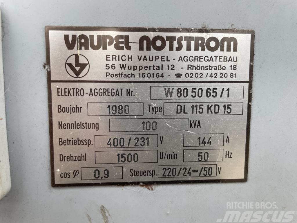  Notstromaggregat Vaupel 100 kVA Diesel Generators