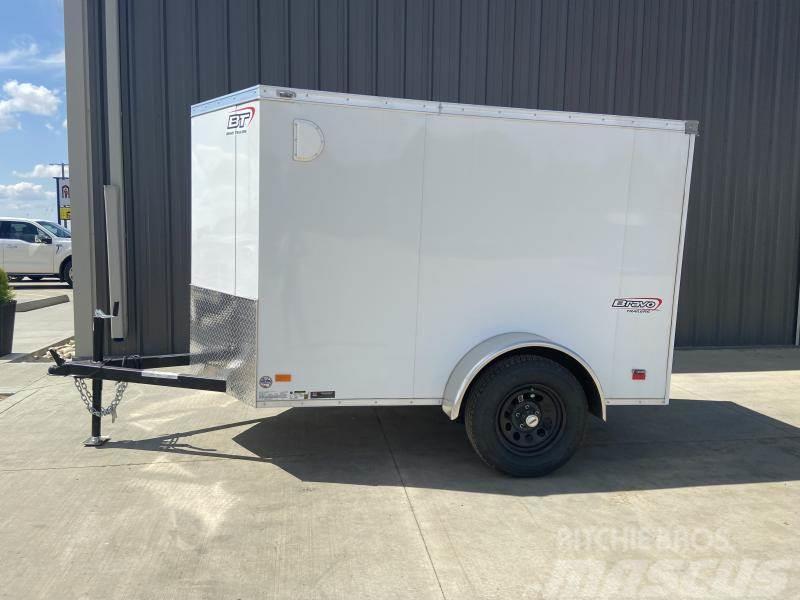  5FT x 8FT V-Nose Enclosed Cargo Trailer Ramp Door  Box body trailers
