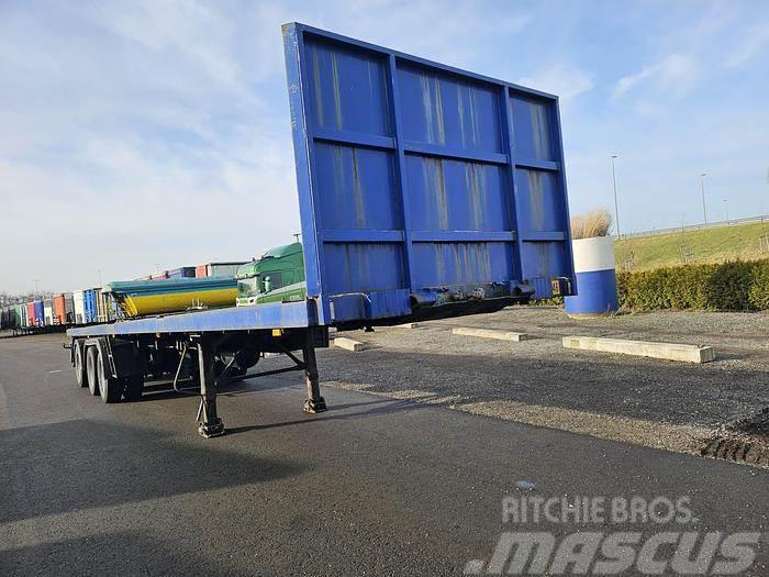 Contar B1828 dls| heavy duty| flatbed trailer with contai Flatbed/Dropside semi-trailers