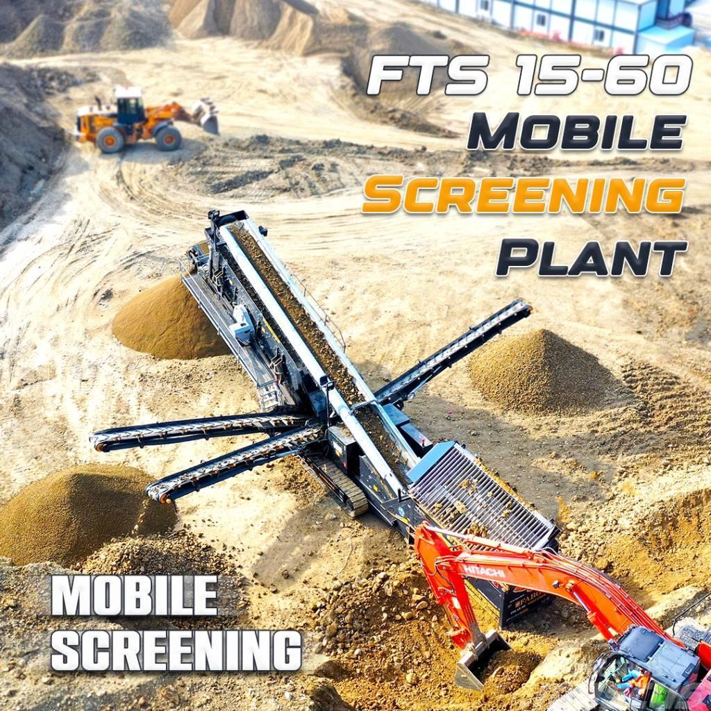 Fabo FTS 15-60 MOBILE SCREENING PLANT 500-600 TPH Crushers