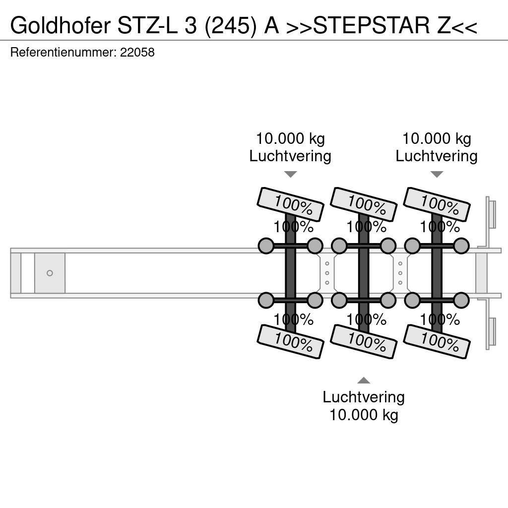 Goldhofer STZ-L 3 (245) A >>STEPSTAR Z<< Low loader-semi-trailers