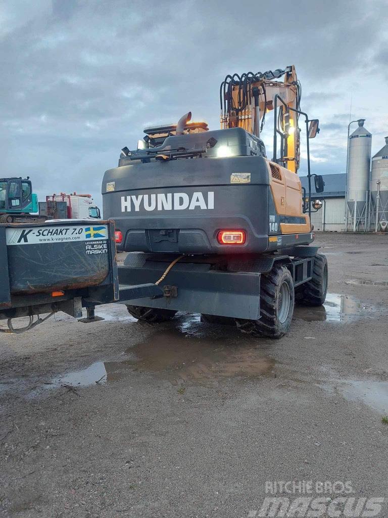 Hyundai HW140 Wheeled excavators
