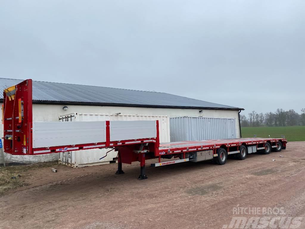 HRD 4-axlad Långjumbo 18,5m Low loader-semi-trailers