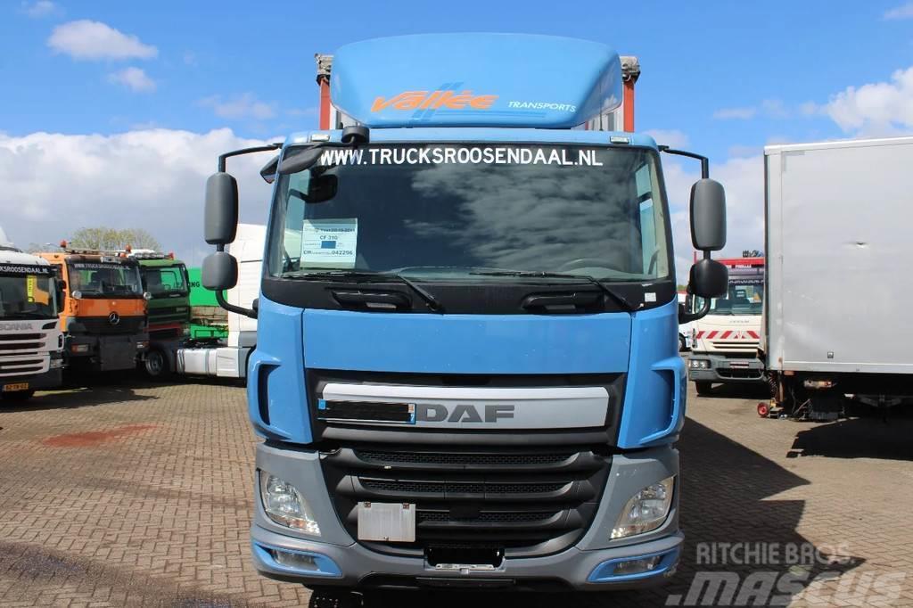 DAF CF 310 + EURO 6 + 4x IN STOCK Curtainsider trucks