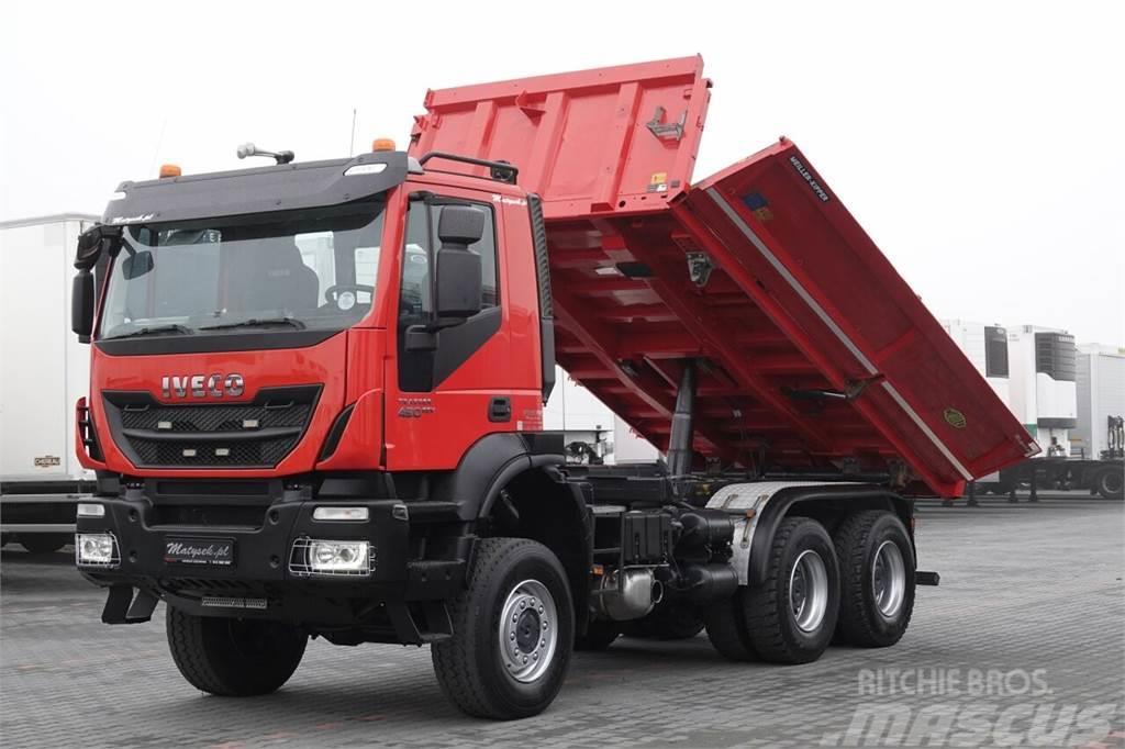 Iveco TRAKKER 450 / 6x6 / WYWROTKA / BORDMATIC / MEILLER Tipper trucks