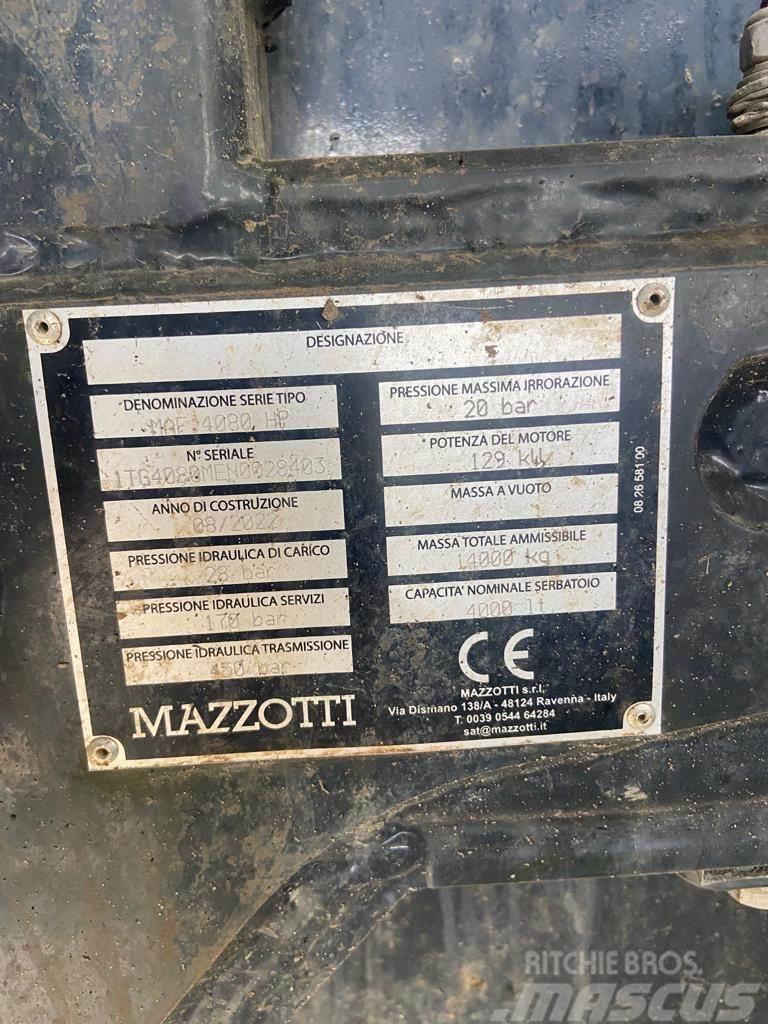  Mazzotti MAF 4080HP Trailed sprayers