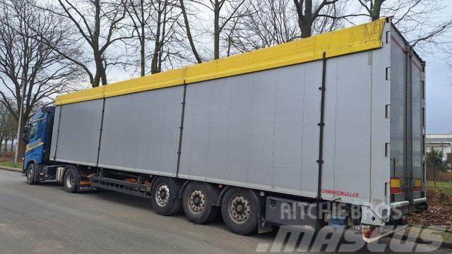 Schwarzmüller Schubboden 3 Achser Box body semi-trailers