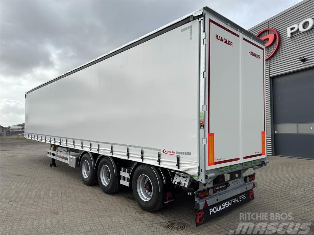 Hangler 3-aks 45-tons gardintrailer Nordic Curtainsider semi-trailers