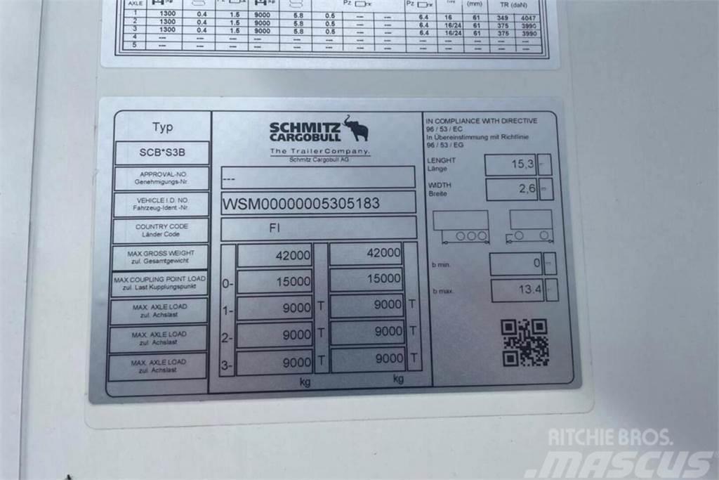 Schmitz SKO24/L FRC 04/2029 2-lämpö 14.7m Temperature controlled semi-trailers