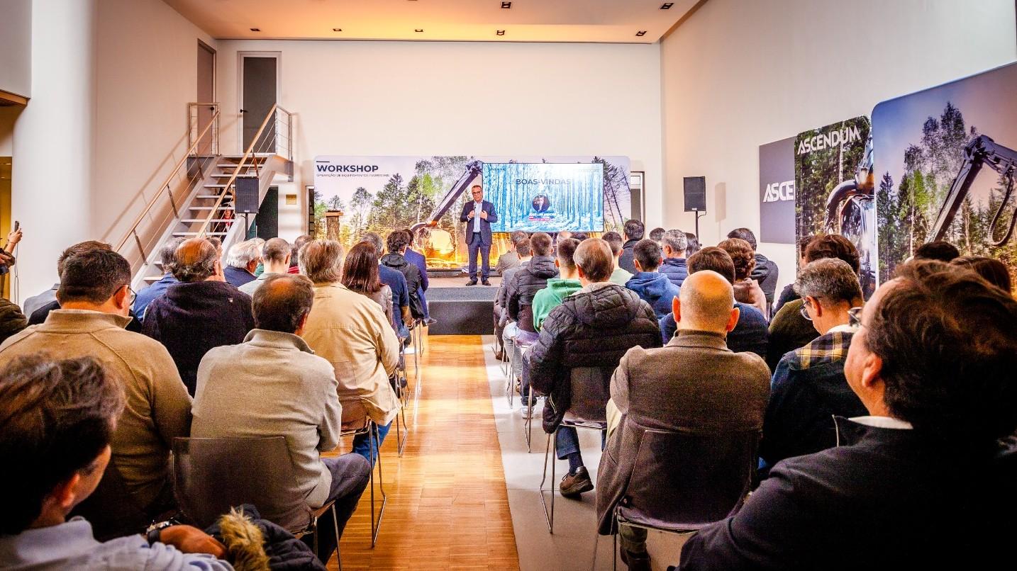 Ascendum Máquinas lidera inovação florestal em Leiria.