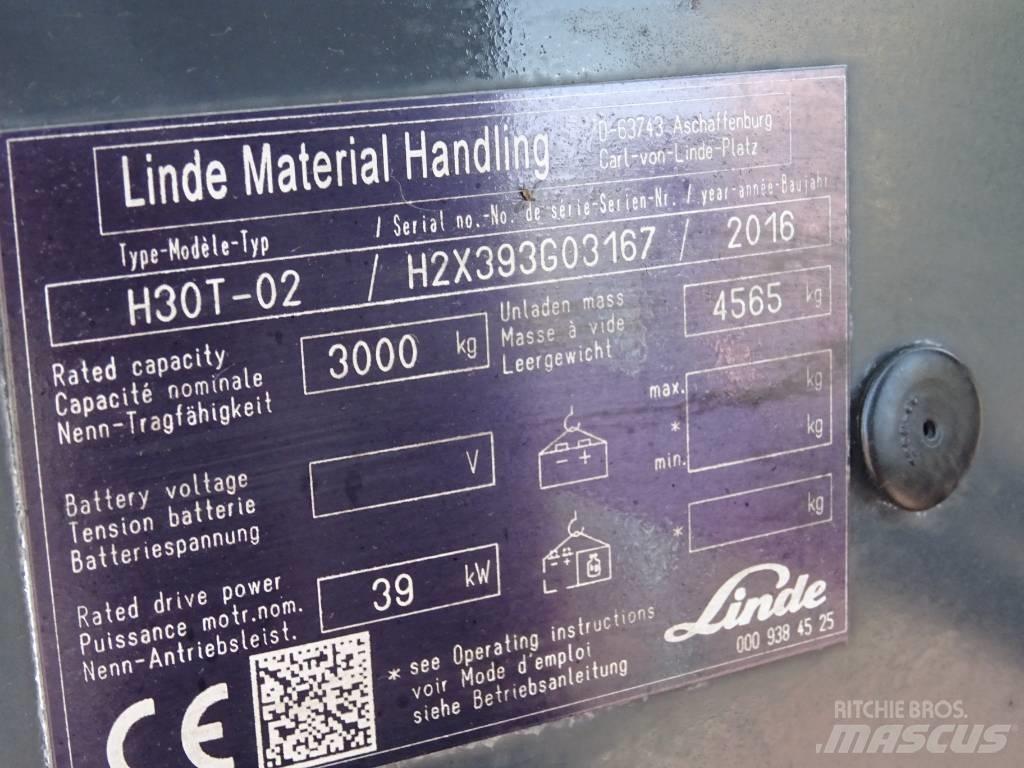 Linde H30T-02 Empilhadores a gás