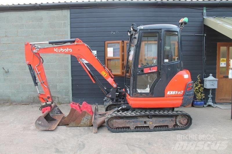 Kubota KX 61-3 Mini Escavadoras <7t