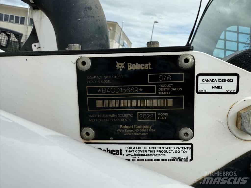 Bobcat S 76 Carregadoras de direcção deslizante