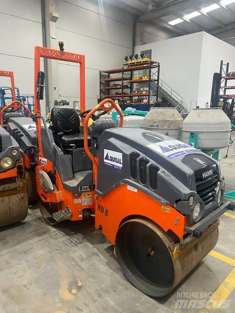 Hamm HD 8 VV Cilindros Compactadores tandem