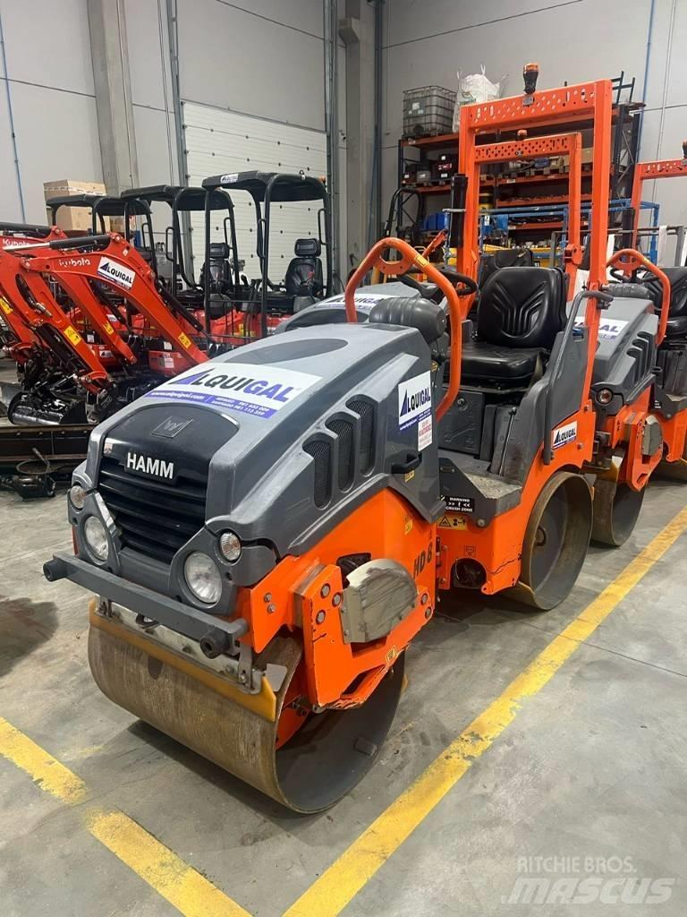 Hamm HD 8 VV Cilindros Compactadores tandem