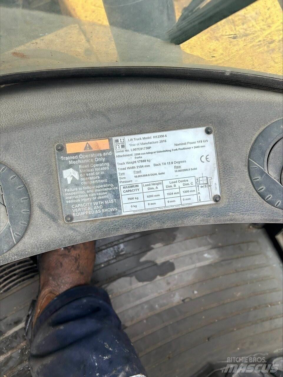 Hyster H12.00XM6 Empilhadores Diesel