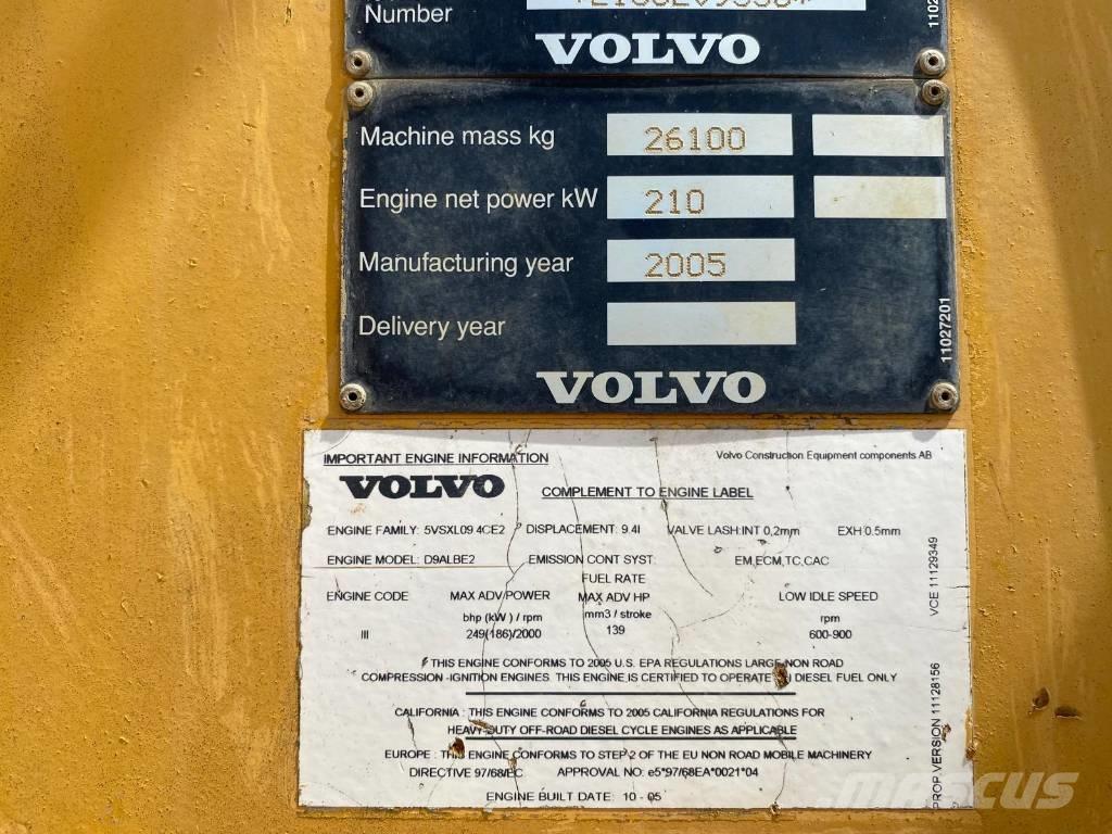 Volvo L 150 E Pás carregadoras de rodas