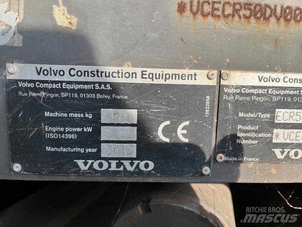 Volvo ECR 50 D Mini Escavadoras <7t
