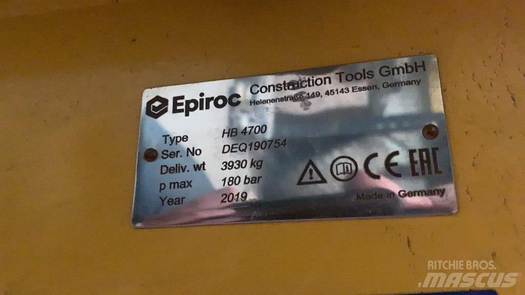 Atlas Copco HB4700 Martelos Hidráulicos