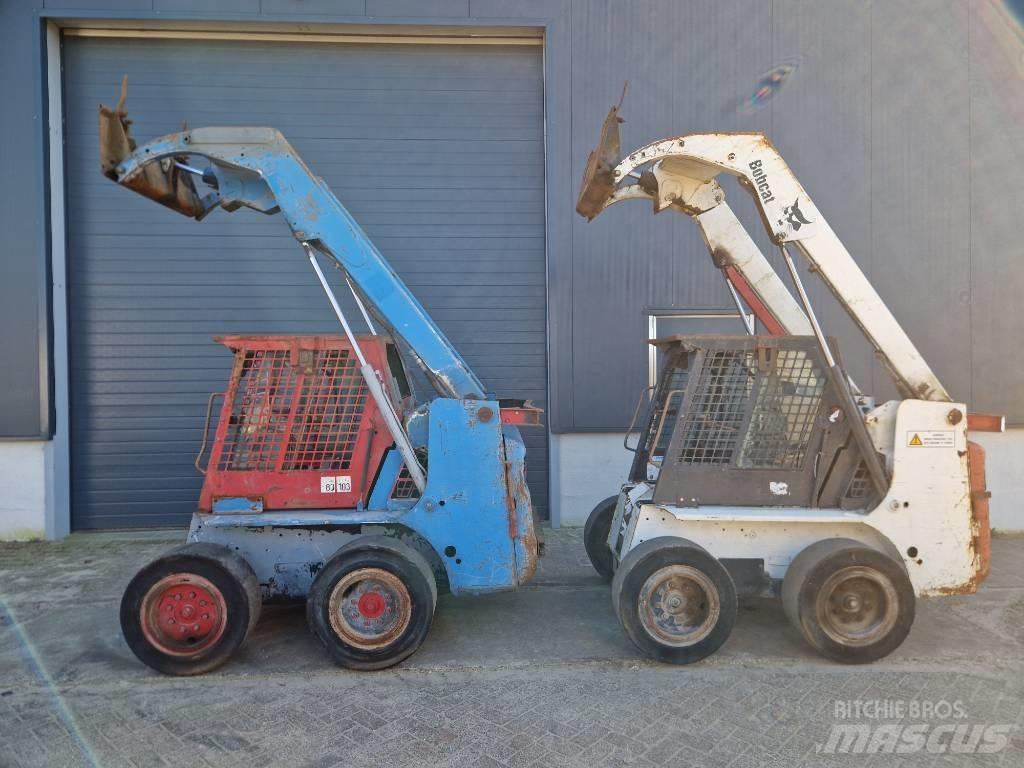 Bobcat 763 H.  2x Carregadoras de direcção deslizante