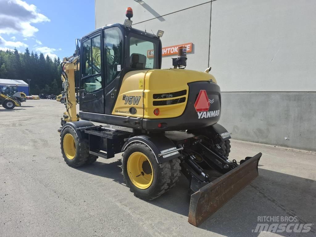 Yanmar B 95 W Escavadoras de rodas